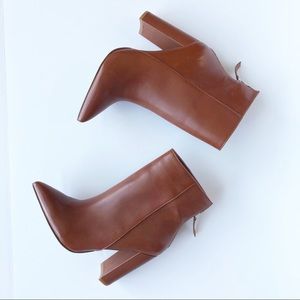 COPY - Steve Madden | Cognac Leather Tristan booties